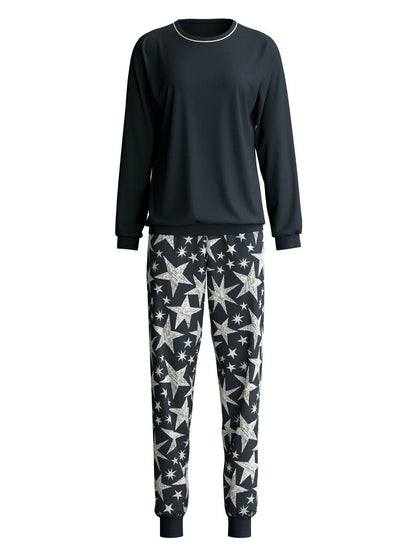 Calida Pyjama mit Bündchen Serie Winter Dreams