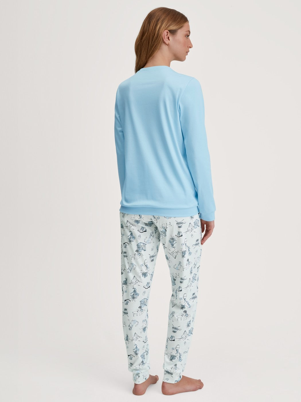 Calida Swiss Resort Pyjama with cuff