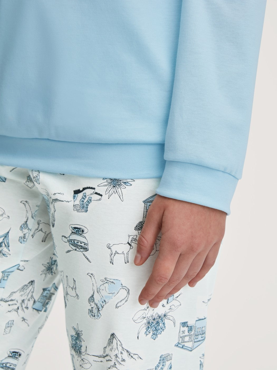 Calida Swiss Resort Pyjama with cuff