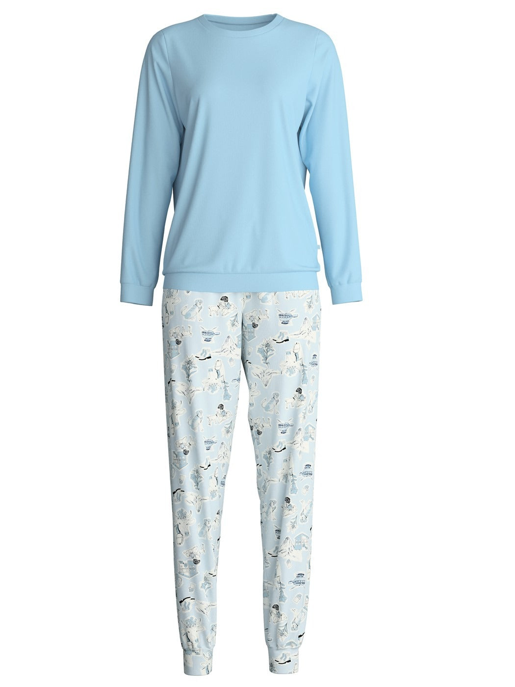 Calida Swiss Resort Pyjama with cuff
