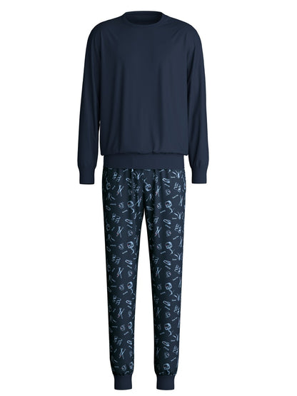 Calida Relax Swiss Resort Pyjama with cuff