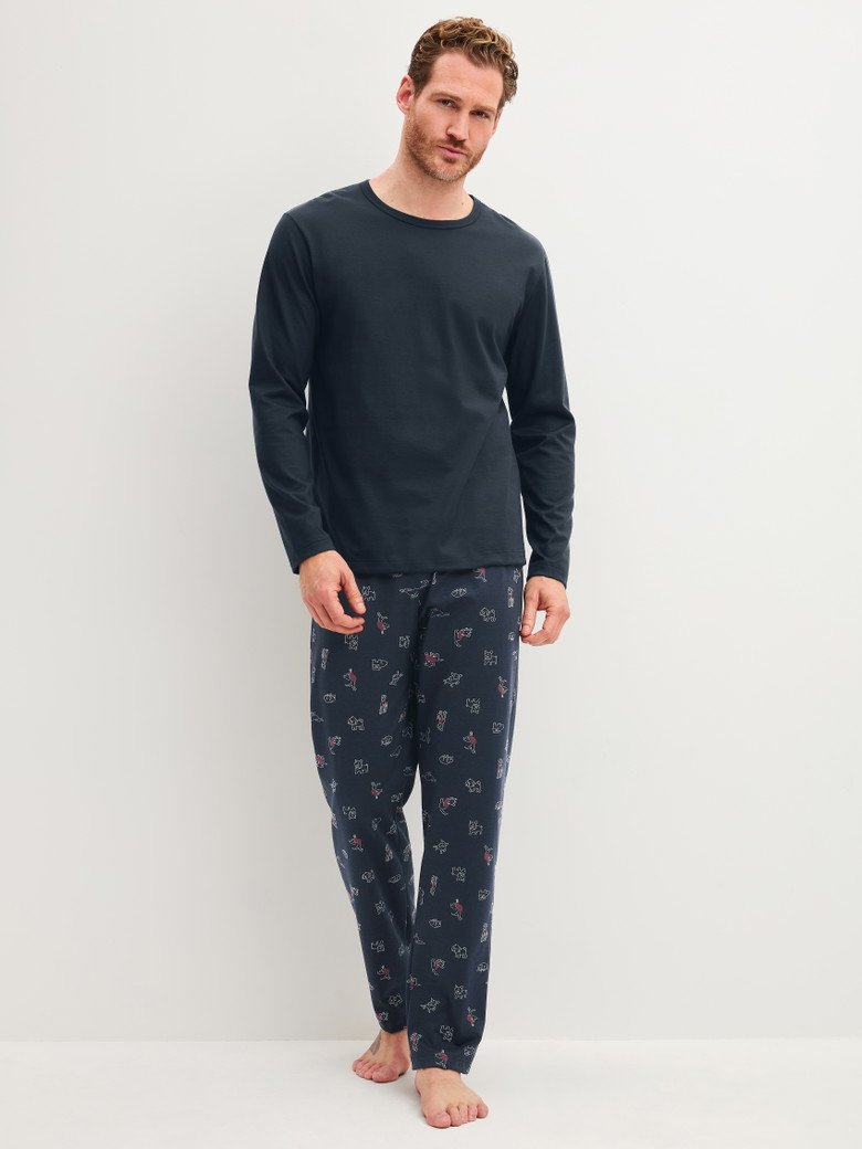 Calida Langer Pyjama Serie Family & Friends