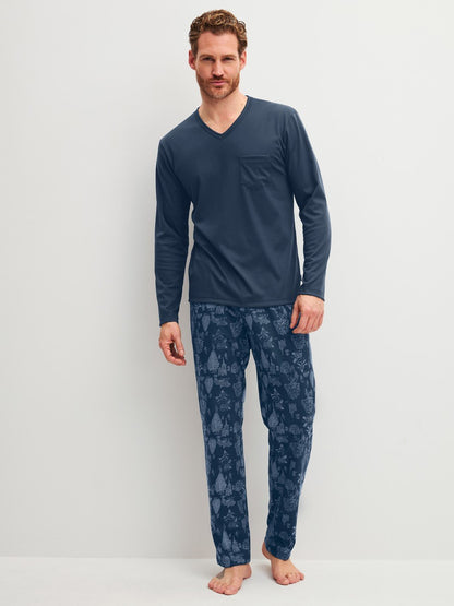 Calida Langer Pyjama Serie Relax Streamline 1