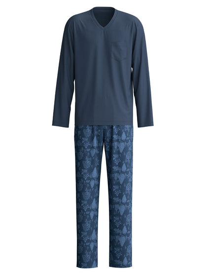 Calida Langer Pyjama Serie Relax Streamline 1