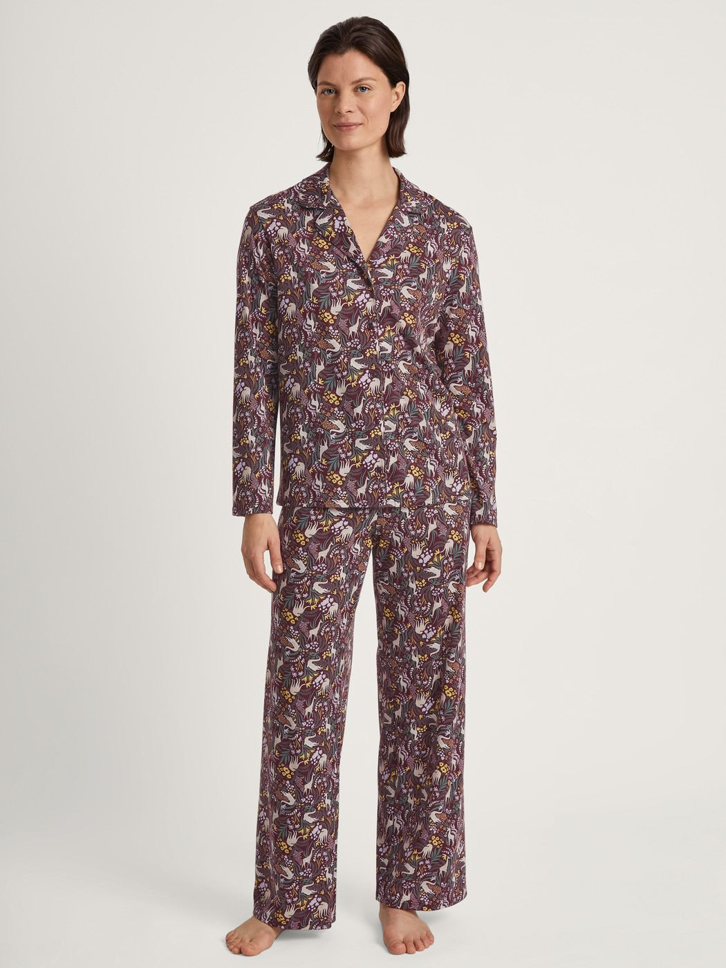 Calida Pyjamas Calida African Dreams button-through pajamas – Lingerie Wolf