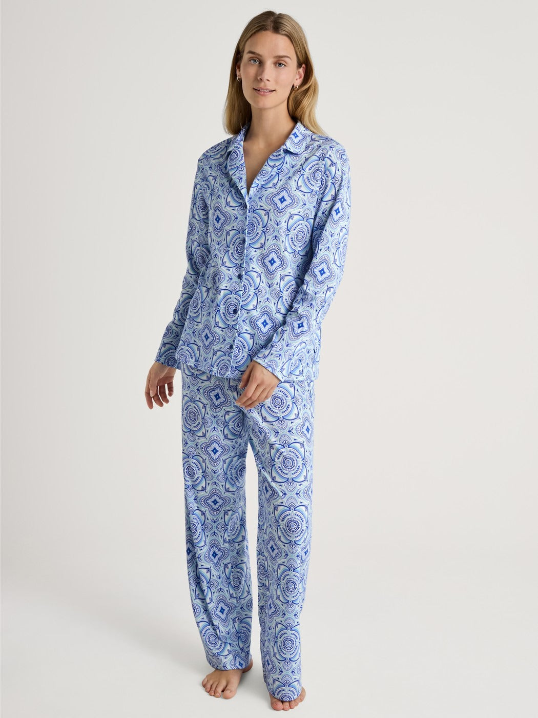 Calida Orient Dreams Pyjama buttoned