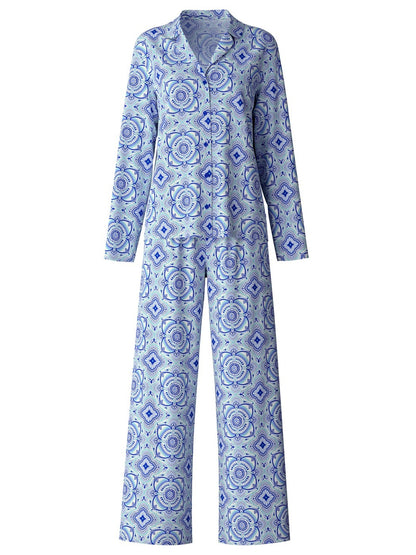 Calida Orient Dreams Pyjama buttoned