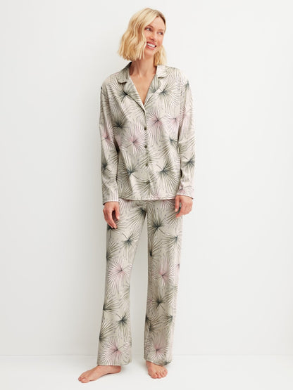 Calida Leaf Dreams Button-Up Pyjama
