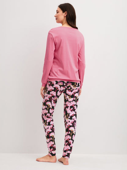 Calida Pyjama with cuff Series Autumn Dreams