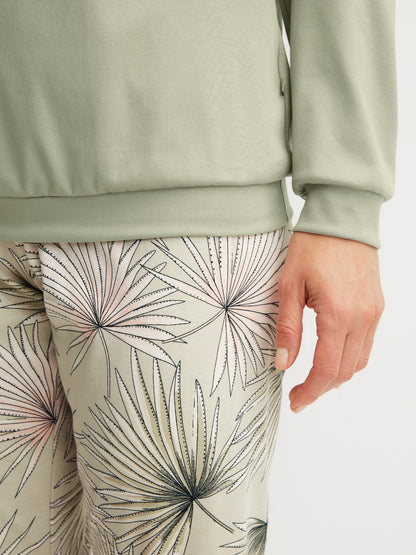 Calida Leaf Dreams Pyjama with cuff
