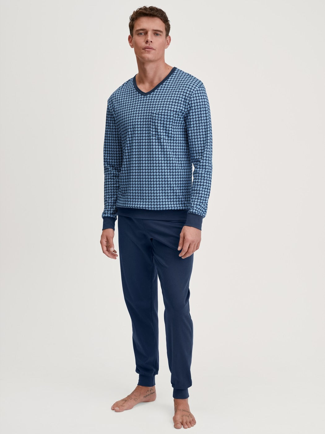Calida Relax Streamline 2 Pyjama with cuff