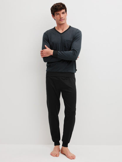 Calida Pyjama with cuff Series Relax Streamline 2