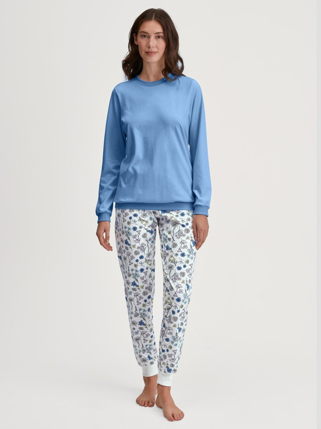 Calida Flower Nights Pyjama with cuff