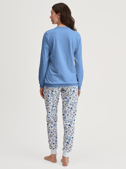 Calida Flower Nights Pyjama with cuff