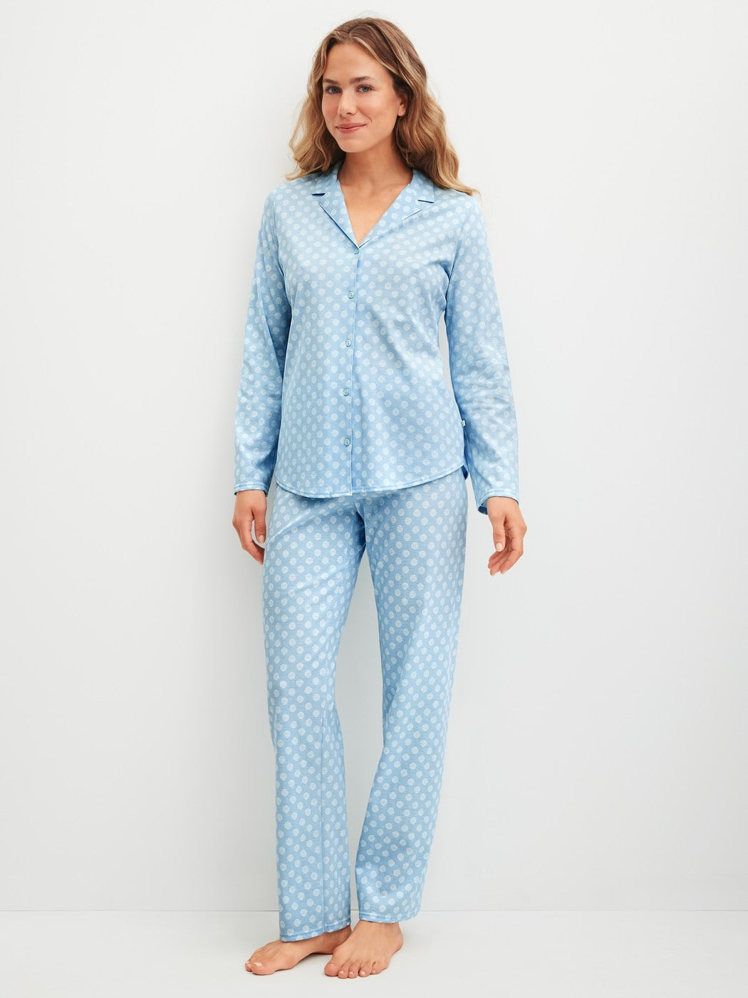 Calida Lovely Nights Pyjama buttoned