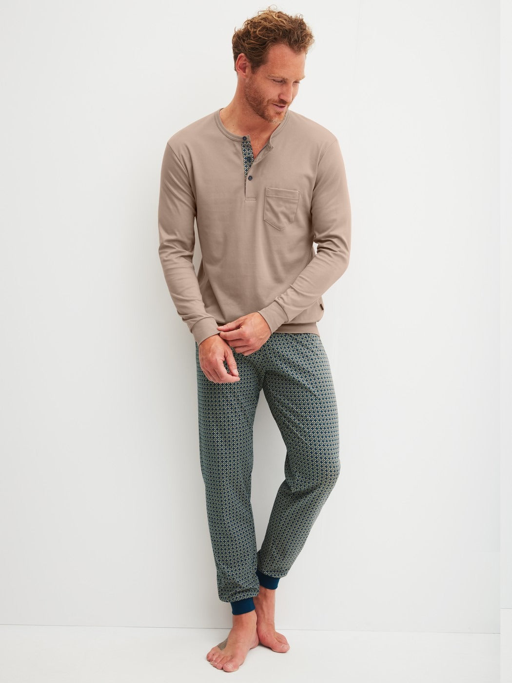 Calida Relax Choice 1 cuffed pyjamas