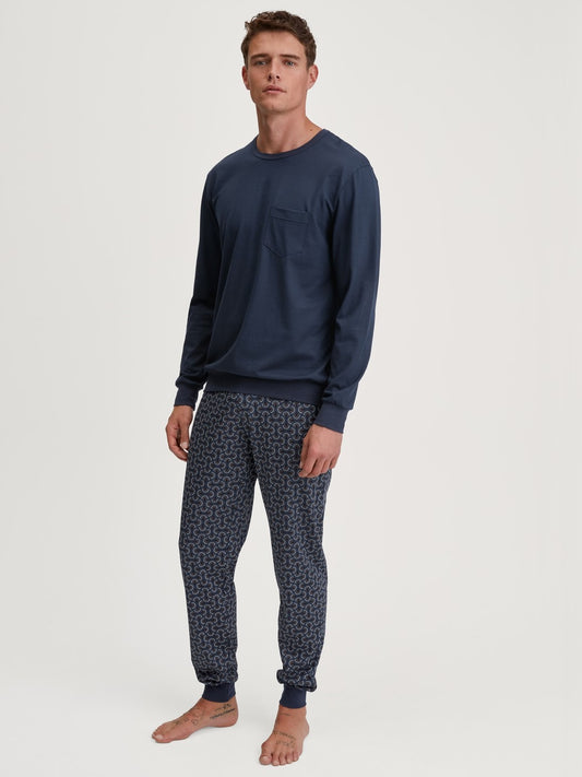 Calida Relax Imprint 1 Pyjama with cuff