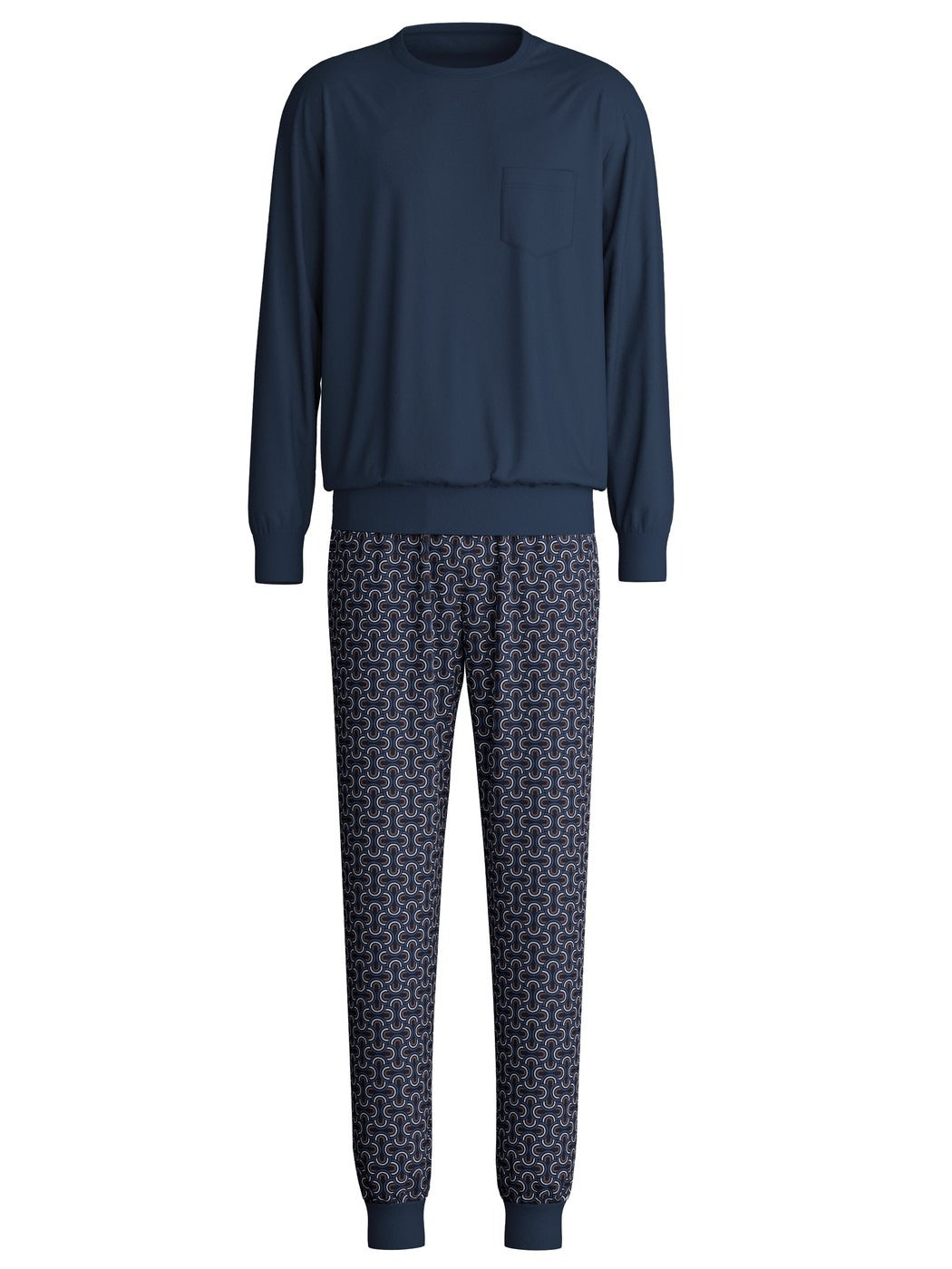 Calida Relax Imprint 1 Pyjama with cuff