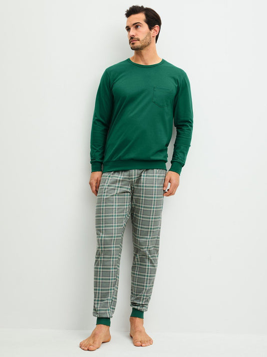 Calida Pyjama with cuff Series Relax Imprint 2
