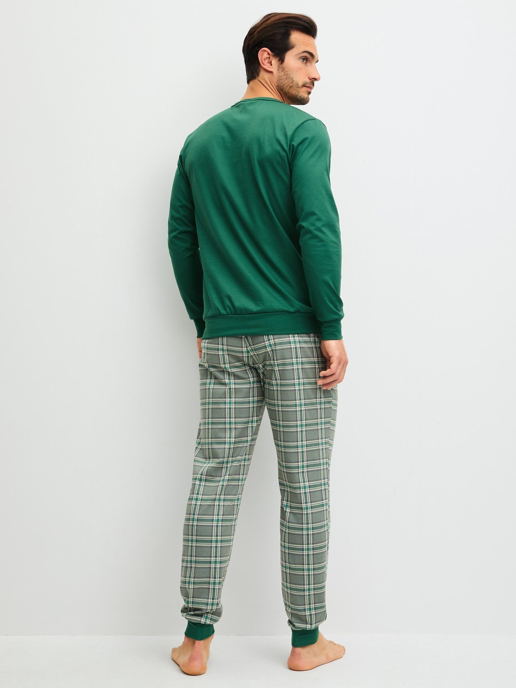 Calida Pyjama with cuff Series Relax Imprint 2