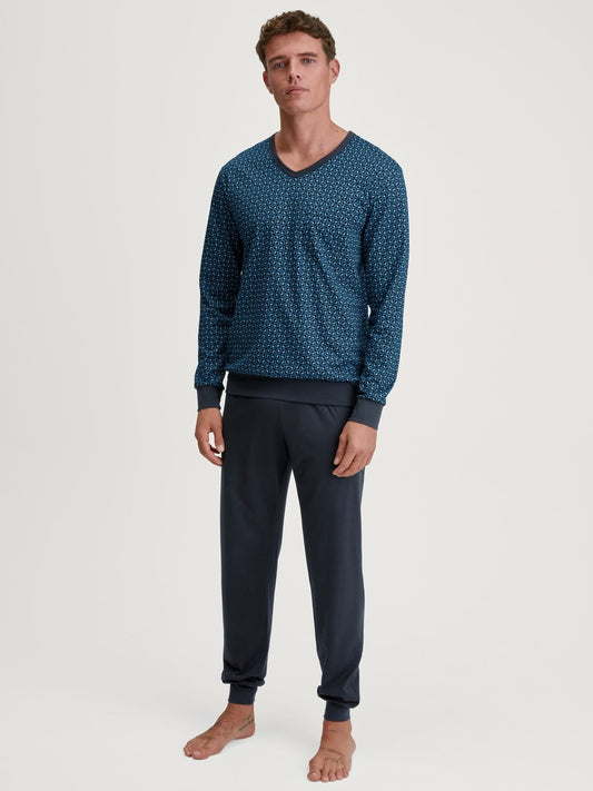 Calida Relax Imprint 2 Pyjama with cuff