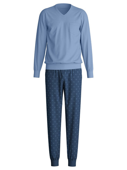 Calida Relax Imprint 2 Pyjama with cuff