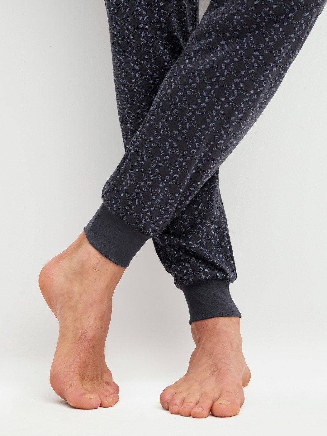 Calida Pyjama with cuff Series Relax Imprint 1