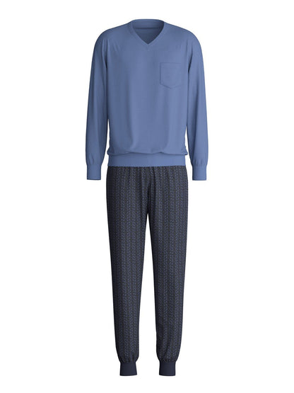 Calida Pyjama with cuff Series Relax Imprint 1