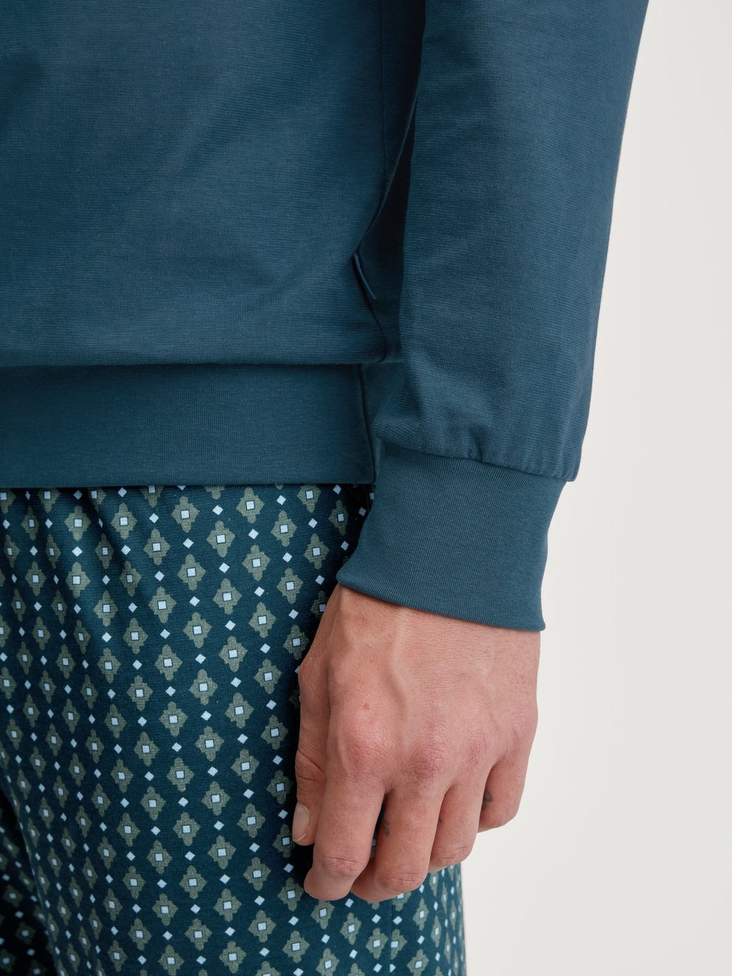 Calida Relax Imprint 3 Pyjama with cuff