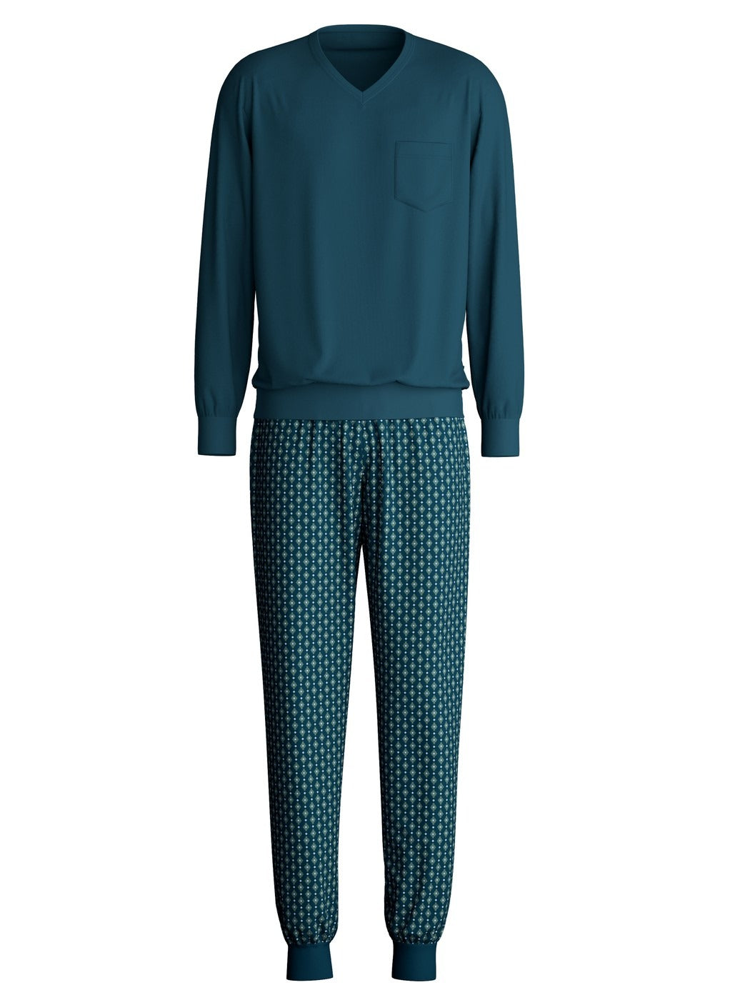 Calida Relax Imprint 3 Pyjama with cuff