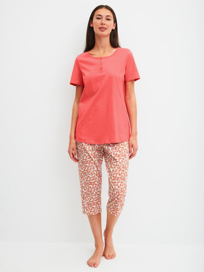 Calida Flower Nights Capri Pyjama