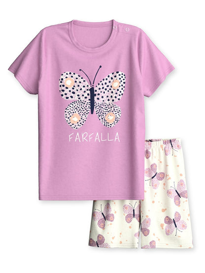 Calida Toddlers Butterfly Short pyjamas in pure organic cotton