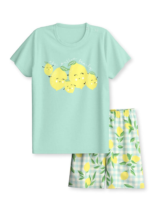 Calida Toddlers Fruits Short pyjamas in pure organic cotton