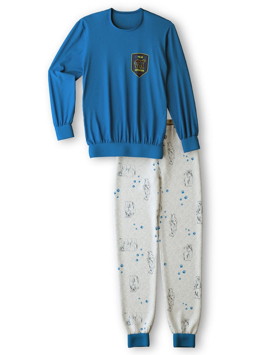 Kids Polar Bear Pyjama with cuff