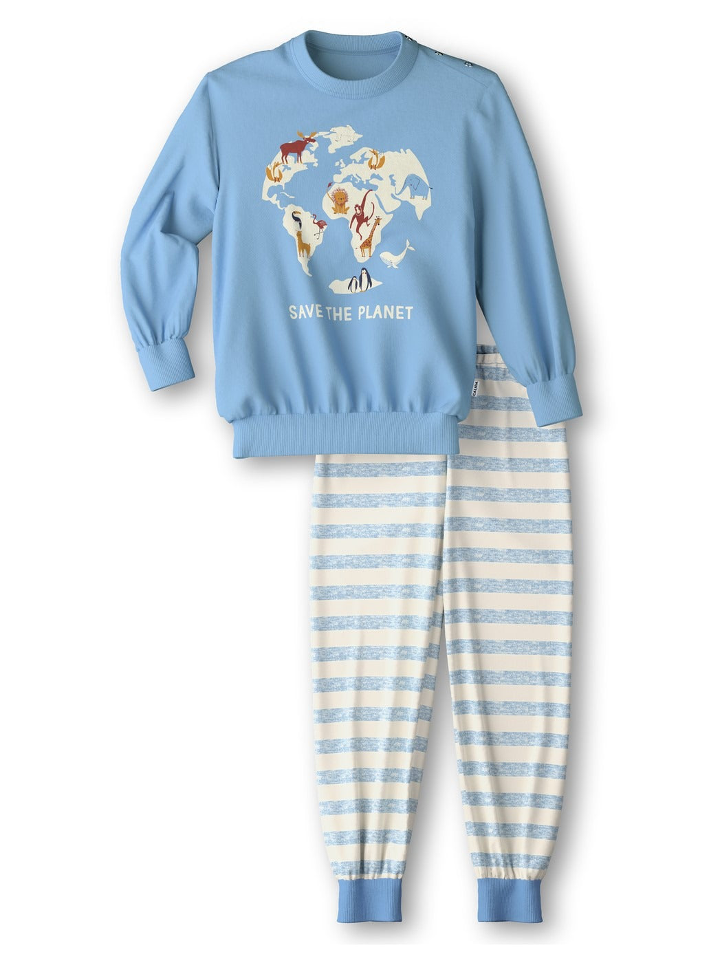 Toddlers Animals Kinder Bündchen-Pyjama