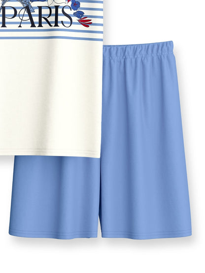 Calida Kids Stripes Short pyjamas in pure organic cotton