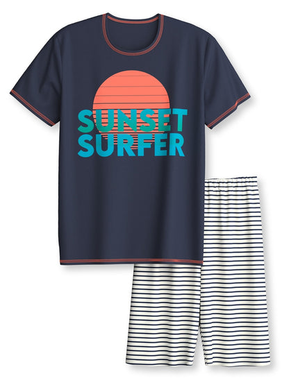Calida Kids Surf Short pyjamas in pure organic cotton