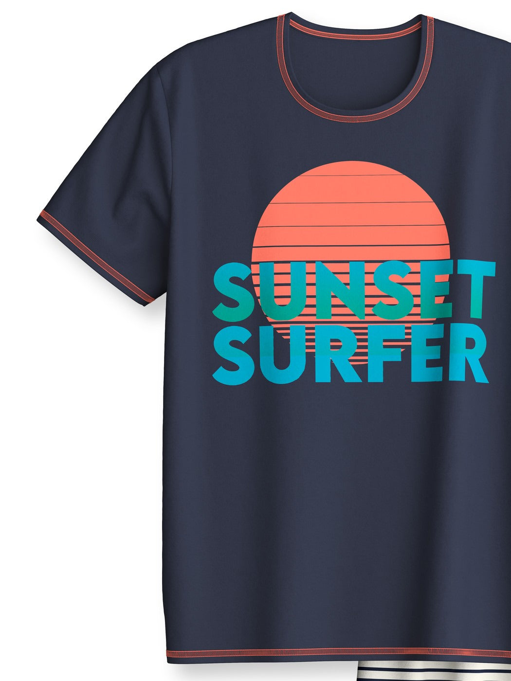 Calida Kids Surf Short pyjamas in pure organic cotton