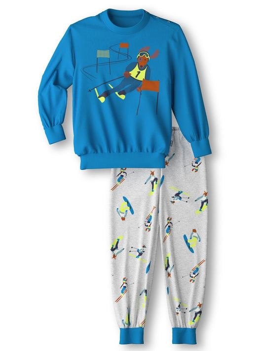 Toddlers Snow Kinder Bündchen-Pyjama