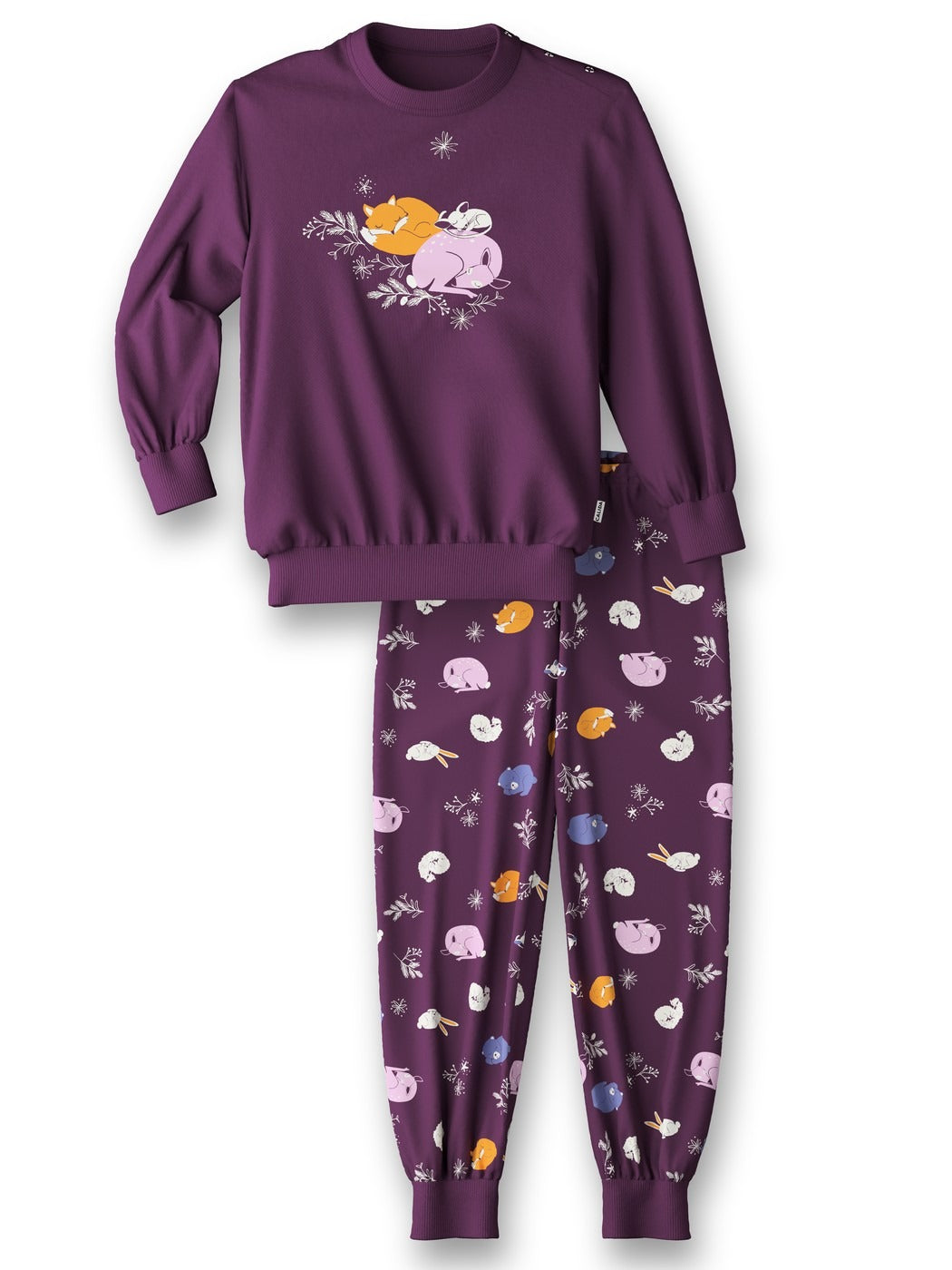 Toddlers Sleep Kinder Bündchen-Pyjama