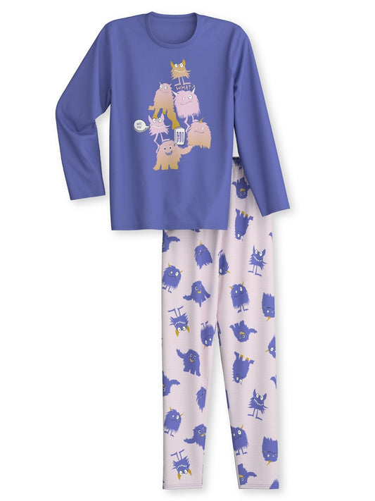 Calida Kids Monsters Pyjamas, long