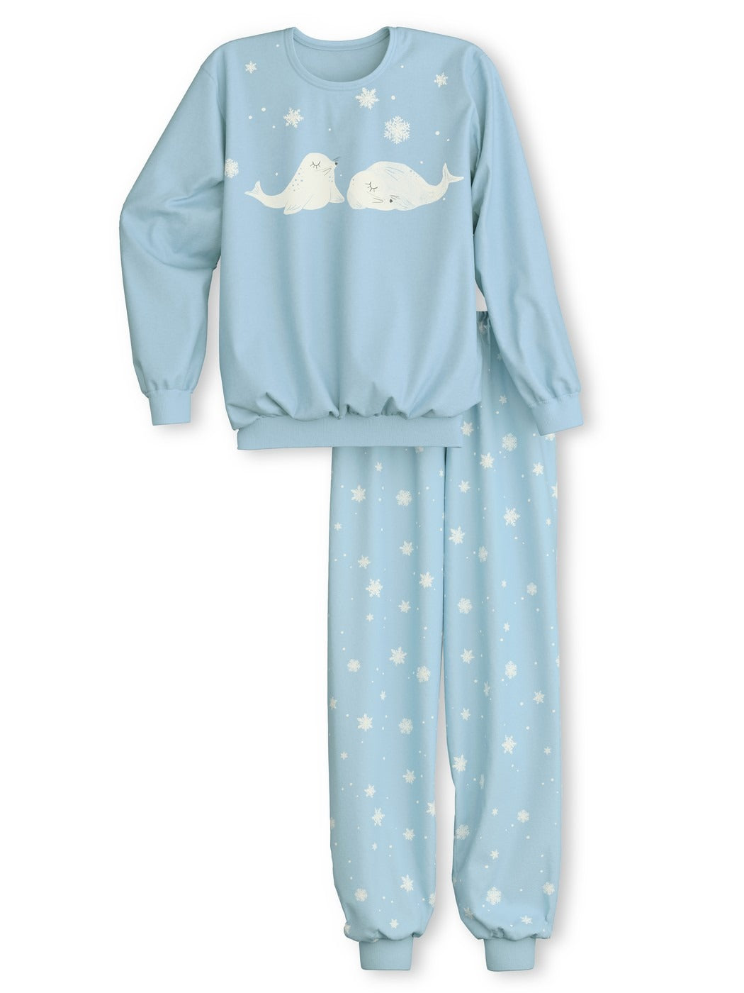 Calida Kids Snowflakes Pyjama with cuff