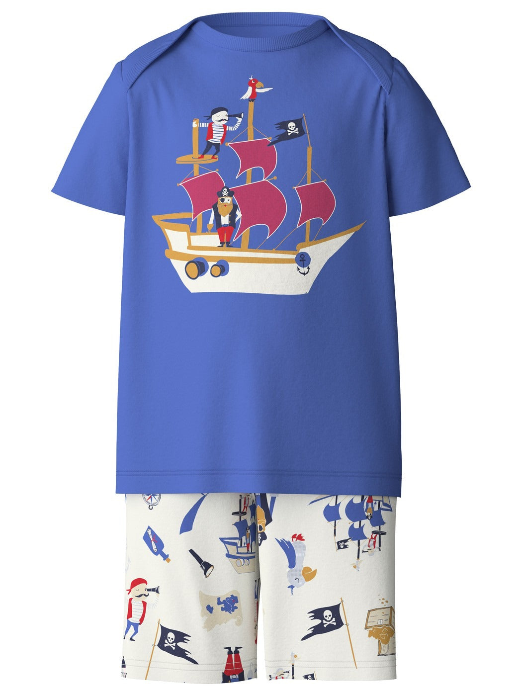 Calida Toddlers Pirates Short pyjamas in pure organic cotton