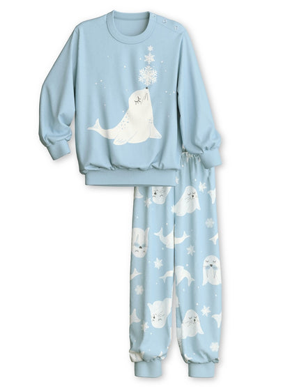 Calida Toddlers Seal Pyjama with cuff