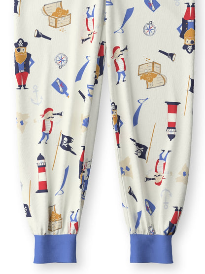 Calida Toddlers Pirates Pyjama with cuff in pure organic cotton