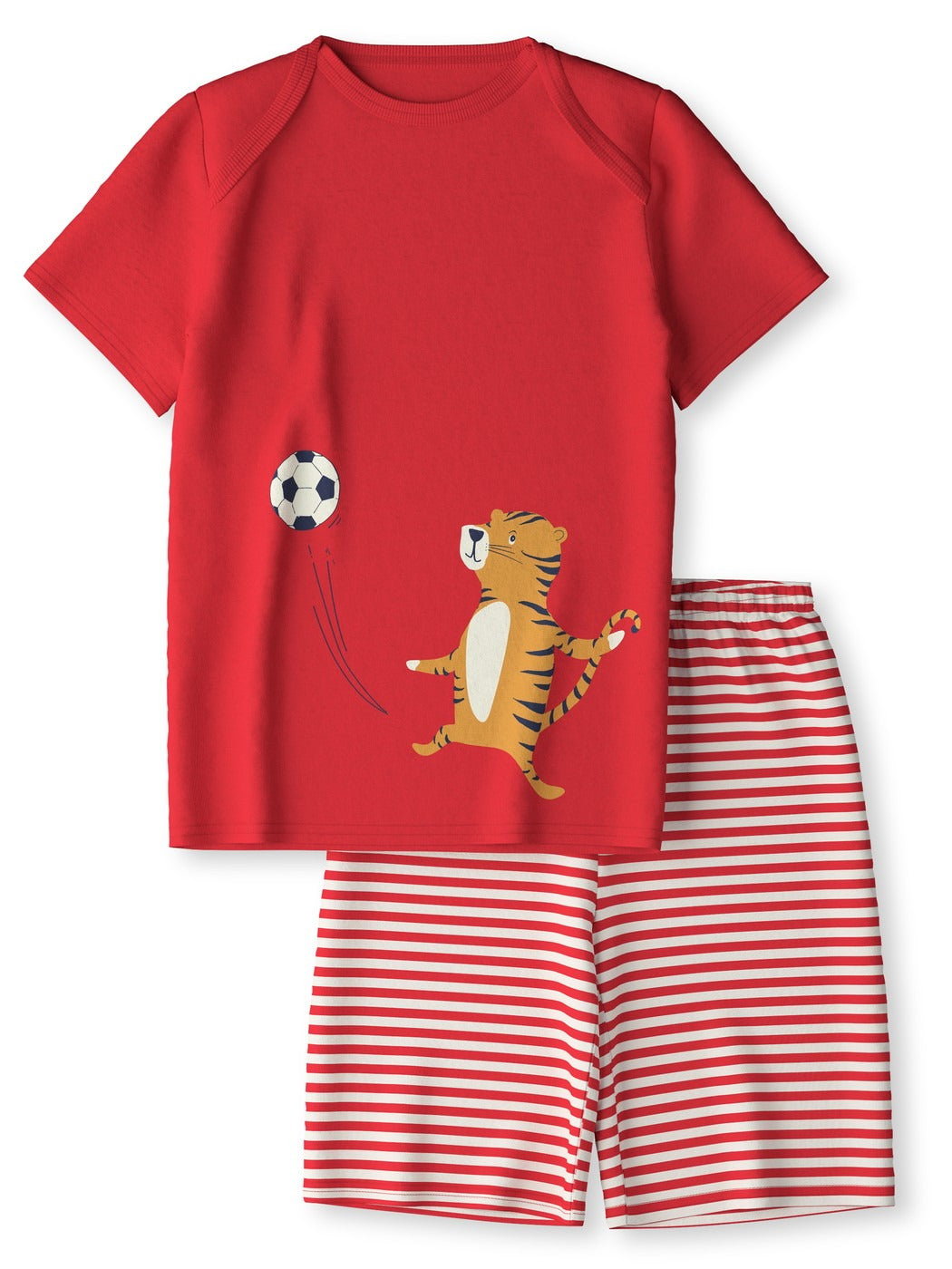 Calida Toddlers Soccer Short pyjamas in pure organic cotton