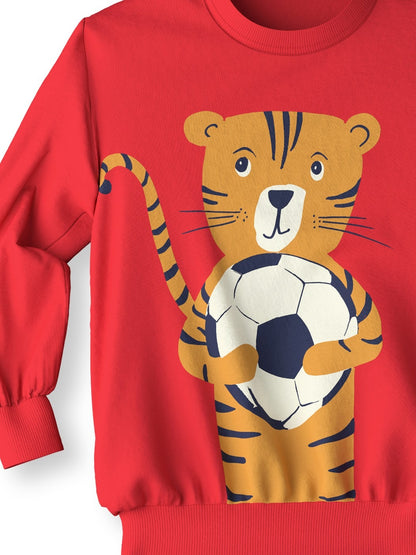 Calida Toddlers Soccer Pyjama à poignets en pur coton bio