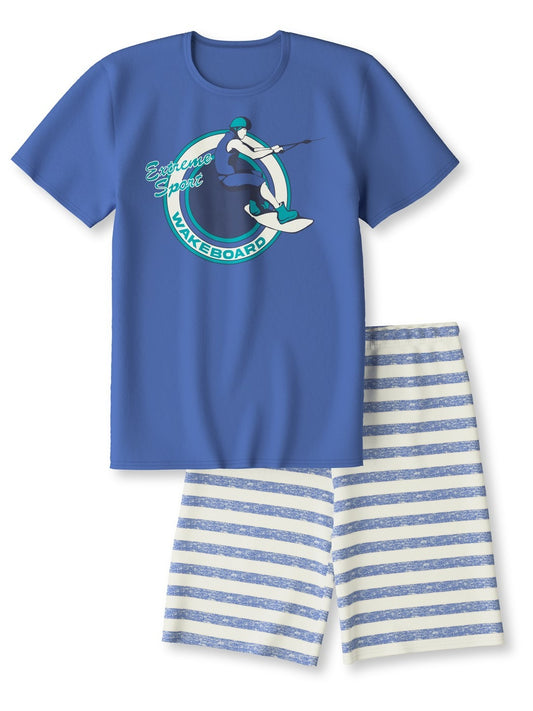 57871-465 Calida Kids Wakeboard Short pyjamas in pure organic cotton