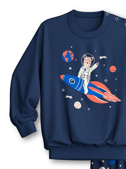 Calida Toddlers Space Pyjama with cuff