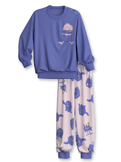 Calida Toddlers Monsters Pyjama with cuff